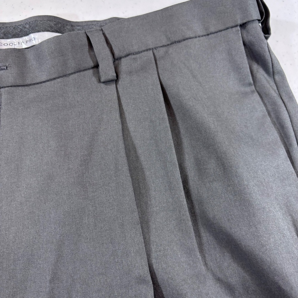 Lot of 5 Haggar Cool 18 Pro Mens Dress Pants 44x32 Khaki Grey Classic Fit - Picture 16 of 16